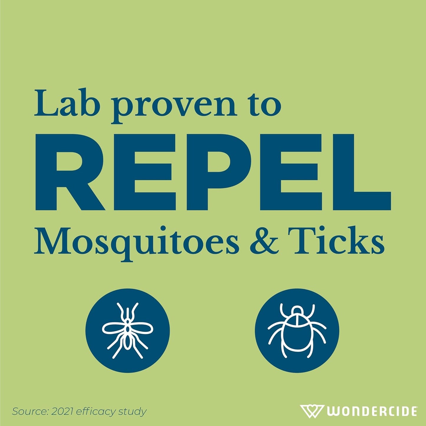 Wondercide Mosquito & Tick Repellent - Natural Essential Oils, DEET-Free | Peppermint, 4 oz Bottles (2-Pack)