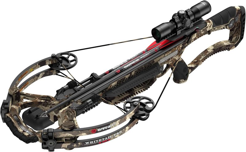 Barnett Whitetail Pro STR Crossbow - 4x32mm Scope, Lightweight Quiver & Arrows Included