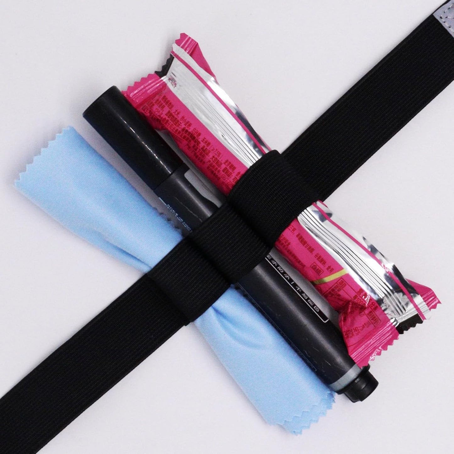 Race Number Belt - 2-Pack Bib Belts with 6 Energy Gel Loops | No Safety Pins for Marathon & Triathlon Running