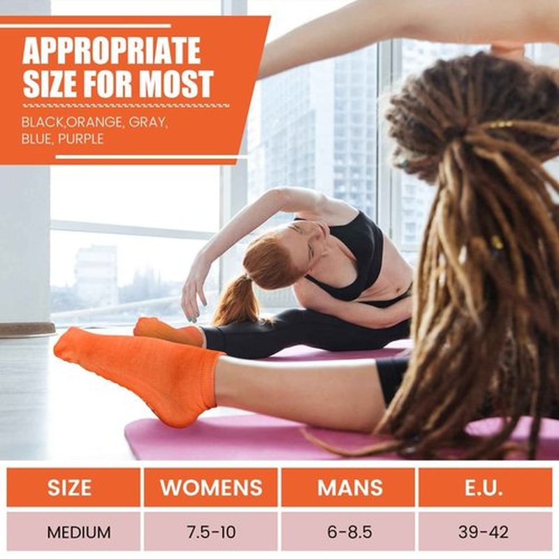 Liitrsh 100 Pairs Non Slip Yoga Socks with Grips Anti Skid Pilates and Barre Socks for Man Woman Pilates Ballet(Mixed Color)
