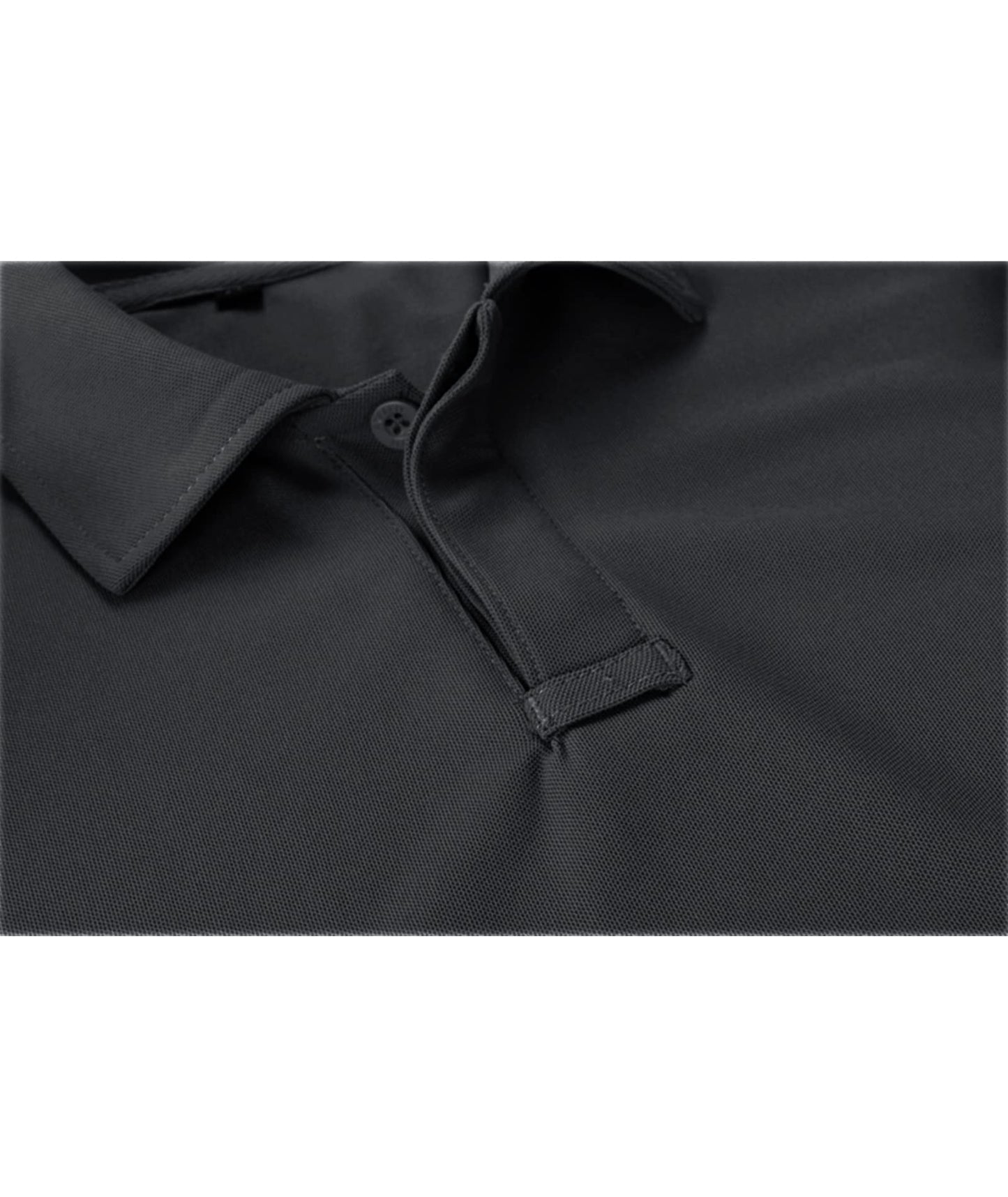 ZITY Mens Polo Shirt Short Sleeve Sports Tactical T-Shirt Athletic Golf Polos Daily Casual Stylish Collared Shirts for Men Dark Grey 5X-Large