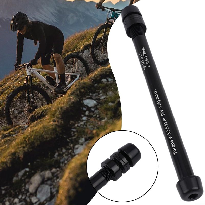 Bike Trainer Thru Axle, Aluminum Alloy Bike Trainer Quick Release Skewer Adjustable Bike Trainer Thru Axle Skewer for Road or Mountain Indoor Trainer(M12x1.5 166-178)