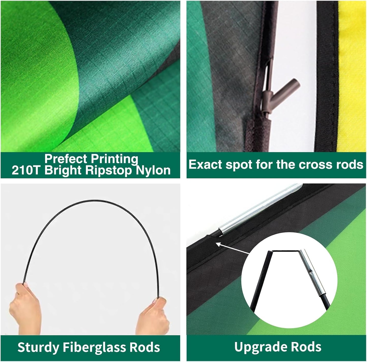 Delta Kite for Kids & Adults - Easy to Fly Colorful Kite for Beach Trips | 300ft String Handle Included