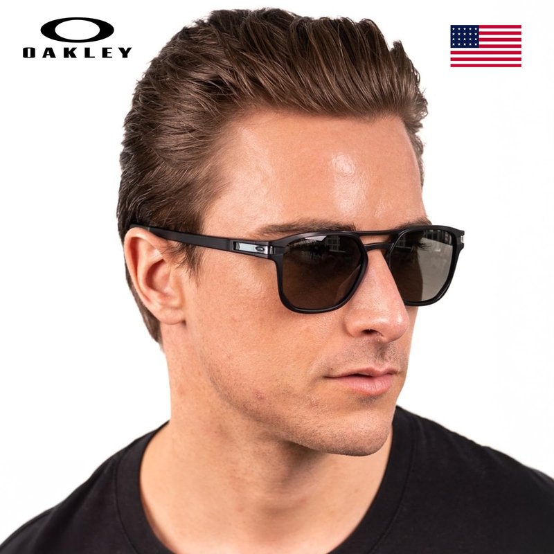 Oakley LATCH BETA OO9436 Sunglasses MATTE BLACK Frame with PRIZM BLACK POLARIZED Lenses With Official Eyewear Kit