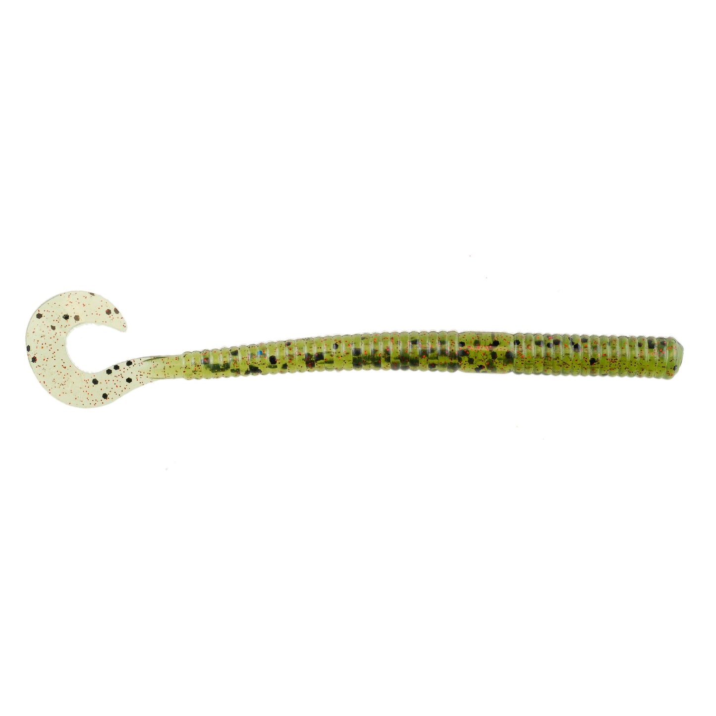 Berkley PowerBait® Power Worm Fishing Bait, Watermelon Red Glitter, 4in | 10cm, Irresistible Flavor, Classic Curly Tail Worm Profile, Ideal for Spring, Summer and Fall Fishing