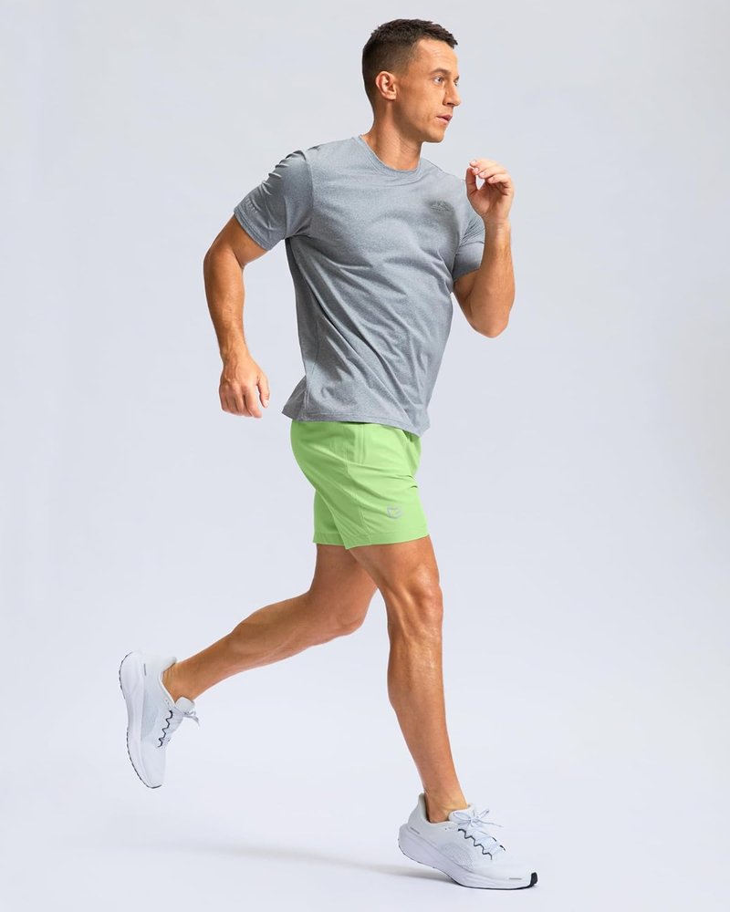 Men's Athletic Running Shorts - Quick Dry with Zipper Pockets | 7"/5"/9" Sizes for Gym, Basketball & Hiking