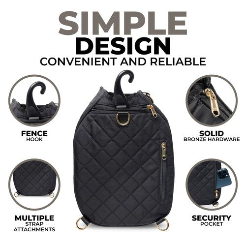 IZARI Pickleball Bags for Women with Fence Hook | Stylish Pickleball Bag for Men, Featuring Easy Access, Ample Storage and Durable Design | Pickleball Bags Unisex