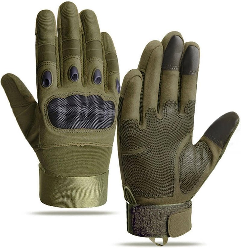 Utility Gloves for Men - Motorcycle Touchscreen Riding Gloves | Breathable & Lightweight for Cycling Sports