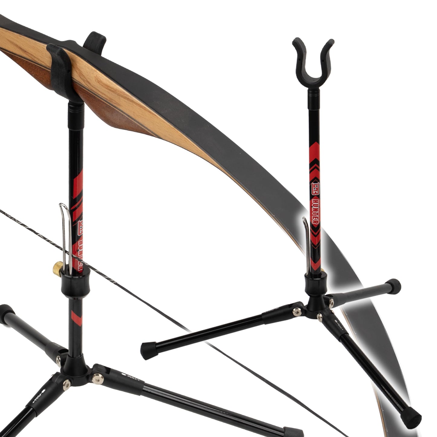 Archery Bow Stand Foldable Pure Carbon Bow Holder