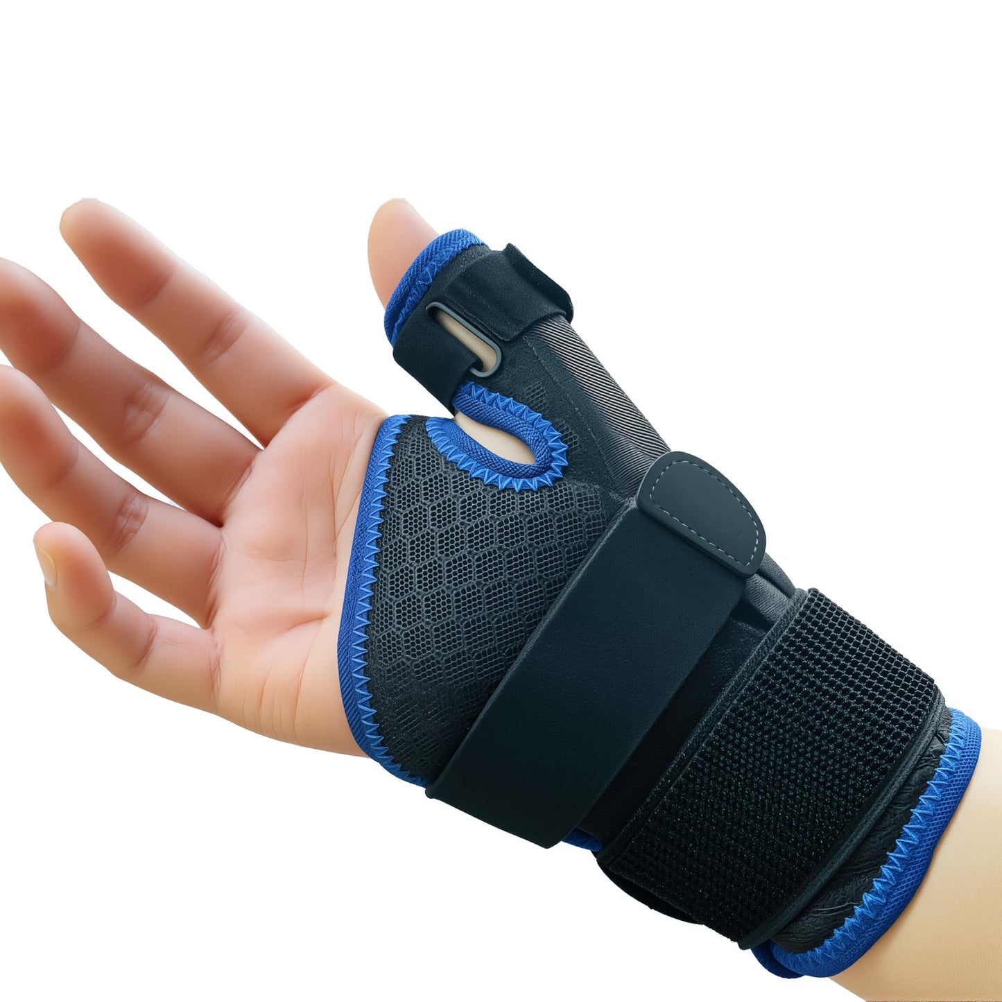 XURDKS Adjustable Ergonomical Thumb Spica Splint Thumb Stabilizer for Right Hand or Left Hand,Thumb Brace Thumb Support for Trigger Finger,Arthritis,Sprains,De Quervains Tenosynovitis,CMC Pain (S/M)