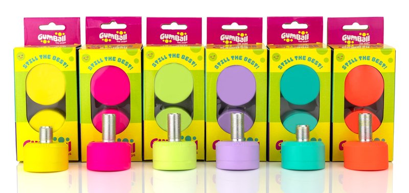 Antik Gumball Toe Stop - Natural - Long Stem (30mm), 75A - Pair