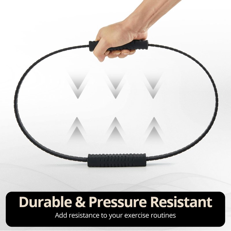 Build & Fitness Pilates Ring – 13.5 inch Magic Circle for Toning Thighs, Core, and Arms – Lightweight, Durable Silicone & Fiberglass Construction for Modern Home, Studio & Travel Workouts
