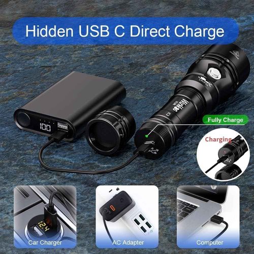 Wurkkos DL20R Dive Lights Scuba Diving Flashlight,3200Lumen Dive Light Built-in USB-C Port Snorkeling Light 90CRI 5300K IPX8 Waterproof Flashlight,Professional Underwater Flashlight for Depth Cave