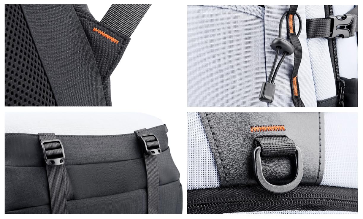 GuaShuo Sport Backpack - Multifunctional Sports Bag for Tennis, Badminton, Basketball etc, With shoe compartment (501-mbai)