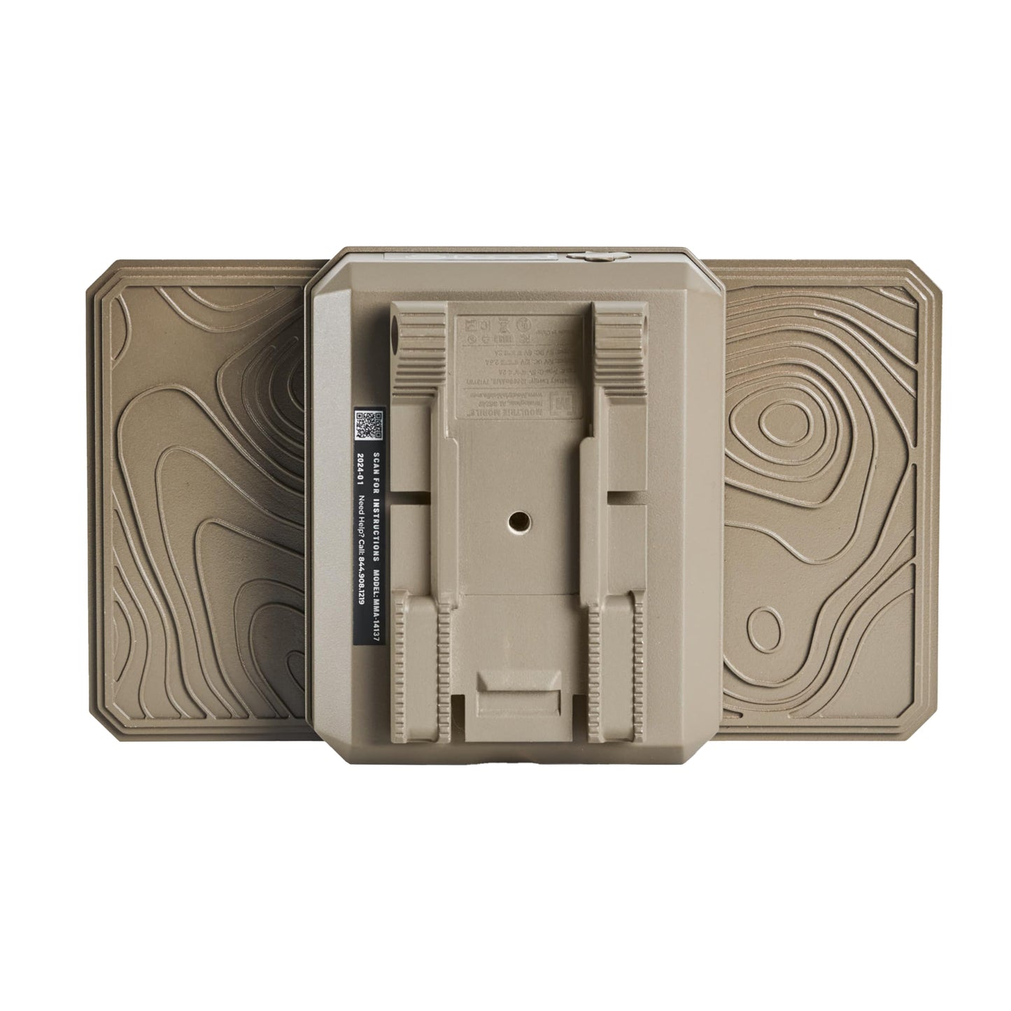 Moultrie - Solar Panel Power Pack - 3.4W - Gen 2 Solar Panel with Battery for Trail Cameras - 7.2v, 3350mAh