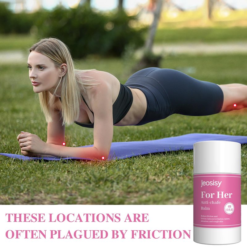 Anti Chafing Stick-Anti Chafe Balm Cream Anti Chafing Friction Defense Stick for Thighs, Chest, Arms, Feet, Elbows，Great Gifts for Women and Men