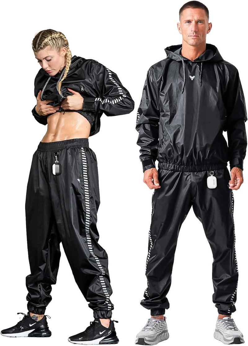 Sauna Suit for Weight Loss - Elite Sports Full Body Workout Hoodie for Men & Women | Boxing, MMA, Gym