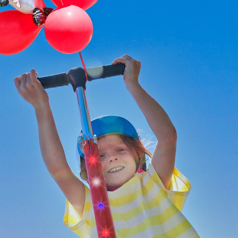Jetson Jupiter Kids Light-Up Kick Scooter - Adjustable Handlebar, LED Lights, Easy-Folding Design | Ages 5+
