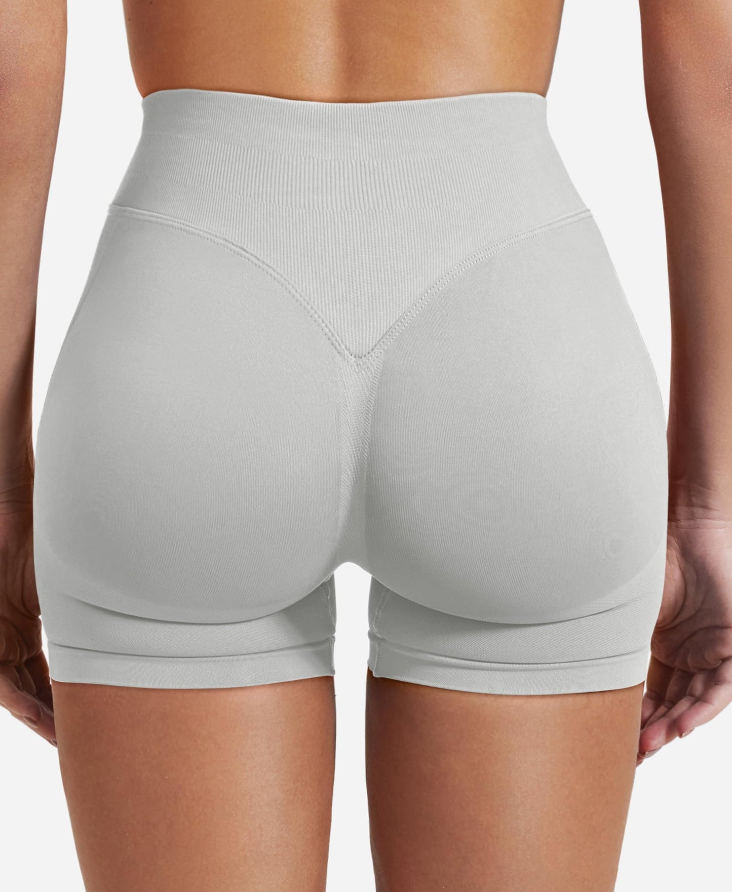 VOYJOY Women Workout Impact Shorts 2.5"/ 3.6"/ 4.5"/ 6" Scrunch Butt Lifting Gym Seamless Booty Biker Shorts