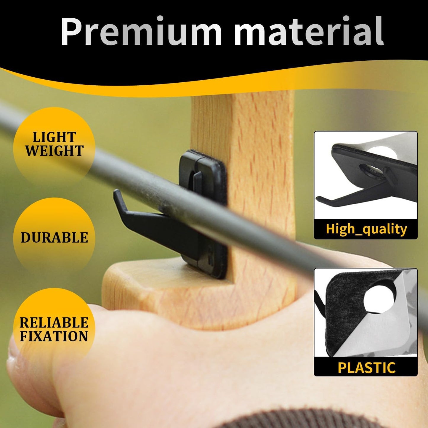 Right Hand Arrow Rest - Premium Recurve Bow Accessory for Precision Shooting | Durable Design