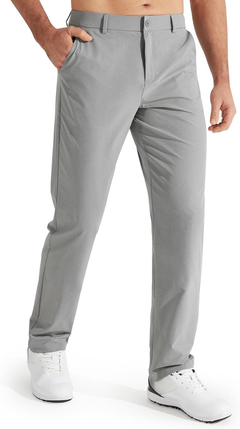 Libin Men's Golf Pants - Stretch Quick-Dry Casual Trousers with Pockets | Lightweight 30"/32"/34" Sizes