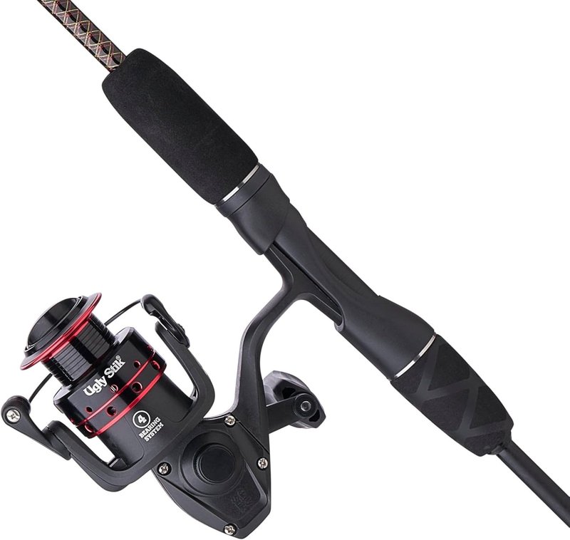 Ugly Stik GX2 Spinning Reel & Fishing Rod Combo - Durable, Lightweight Design | Perfect for Freshwater Fishing