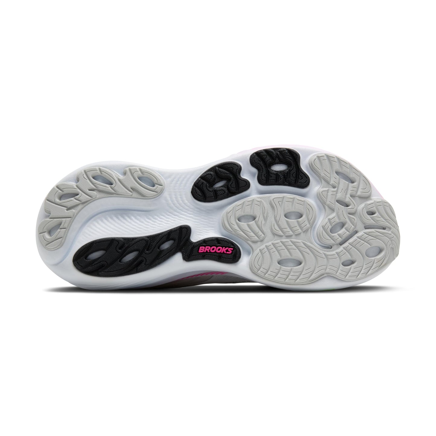 Brooks Women’s Adrenaline GTS 25 Supportive Running & Walking Shoe - Oyster/Pink/Green - 7.5 Medium