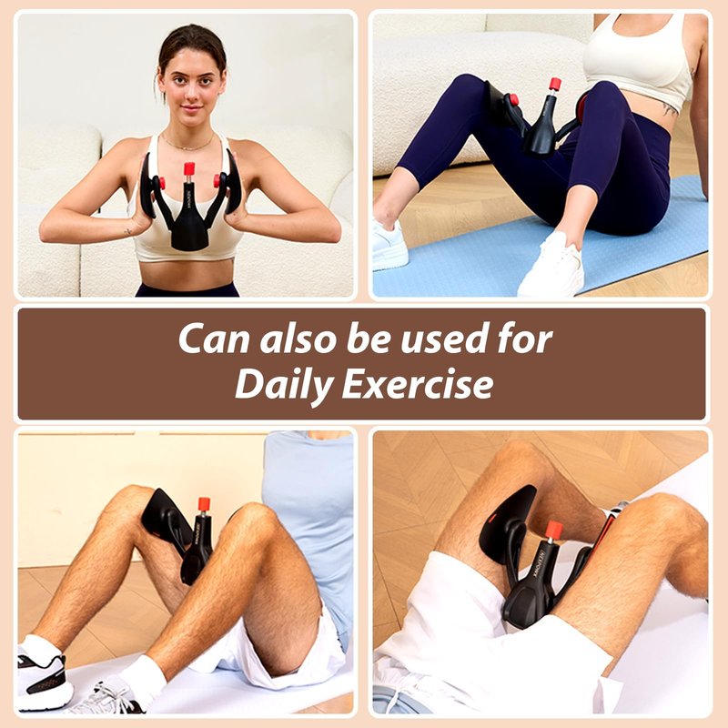 Nexpowx Kegel Exercise Equipment, Pelvic Floor Trainer, Thigh Trainer, Leg Exercise Equipment, Home Fitness Equipment, Suitable for Men and Women, Gift for Him & Her