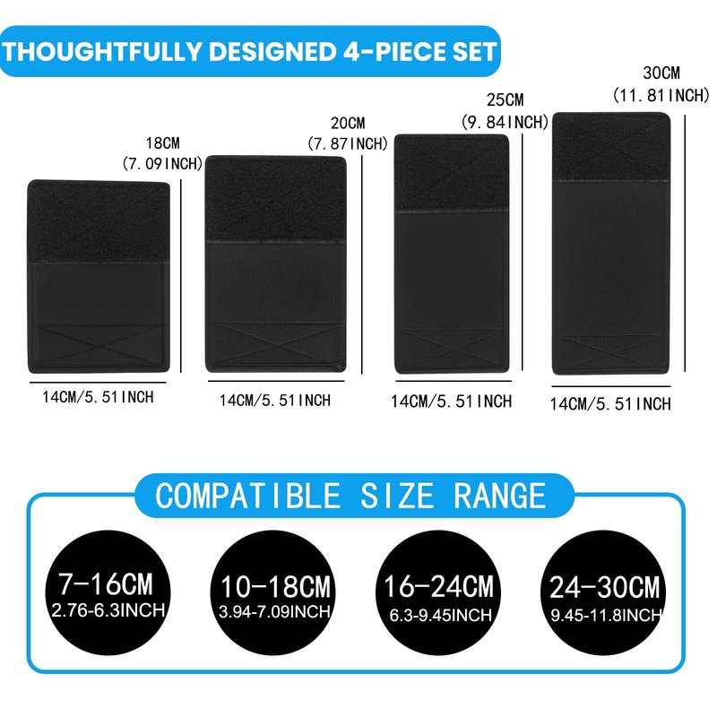 Besudo Bicycle Frame Protector Neoprene Set of 4 – Frame Protection Ebike for Bicycle Carrier Transport – Carbon Transport Protection Suitable for Thule Bicycle Carrier – E Bike Accessories-051