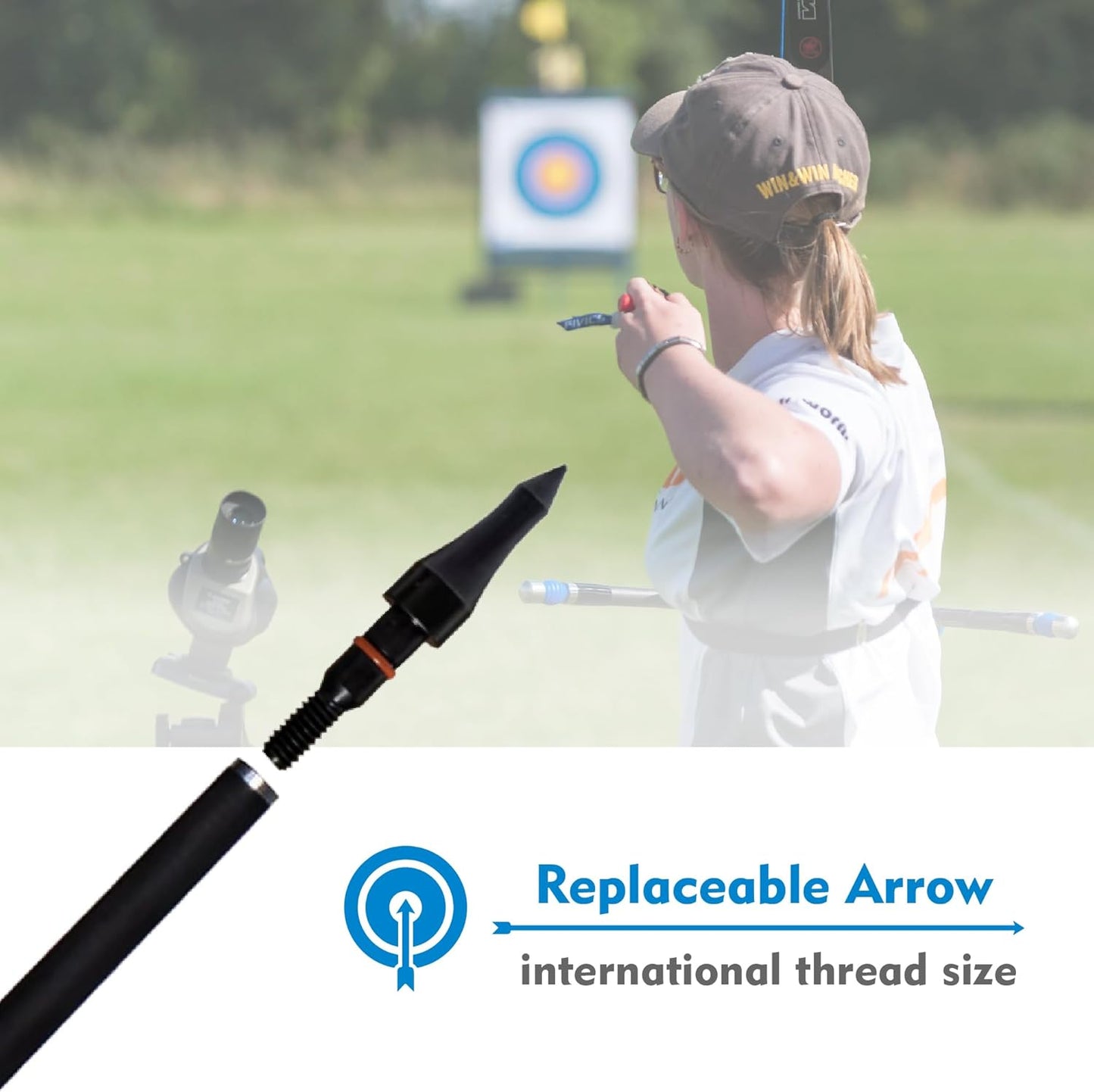 Archery Arrow Tips - 12pcs 100/125/150/200 Grain Field Points | 5/16 Inch Screw-in for Recurve & Compound Bows