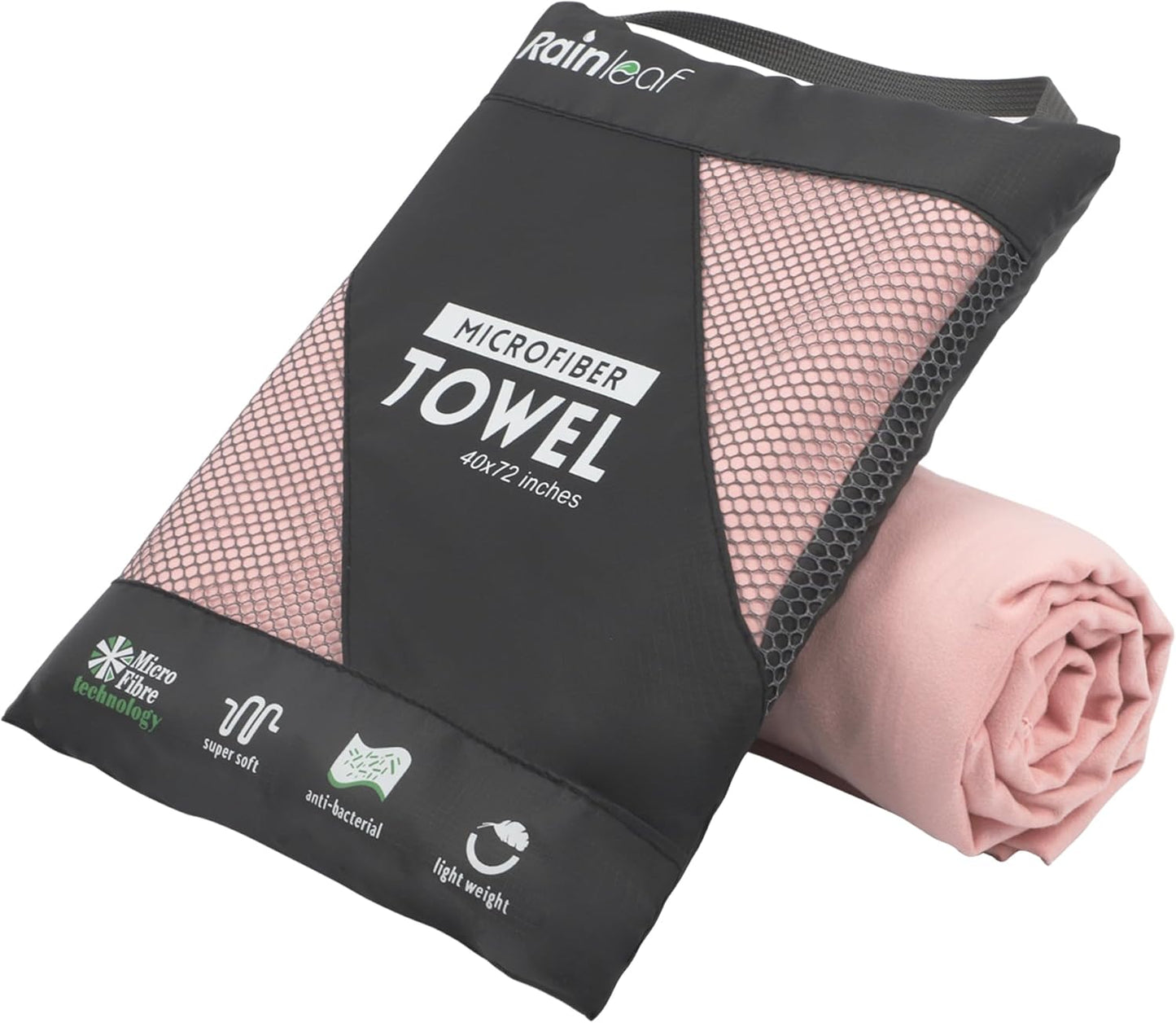 Microfiber Travel Towel - Quick Dry, Super Absorbent & Lightweight | Perfect for Gym, Camping & Beach Trips