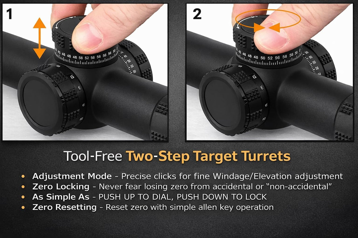 1-6x24 SFP LPVO Compact Scope Mesh Sunshade Cover Zoom Lever 30mm Tube 1200G's Shock Resistant 1/2 MOA Reticle Click Red Ill 6 Levels & Adjustable Scope Mount 30mm or 1 Inch Up to 1.65"" Offset Rings