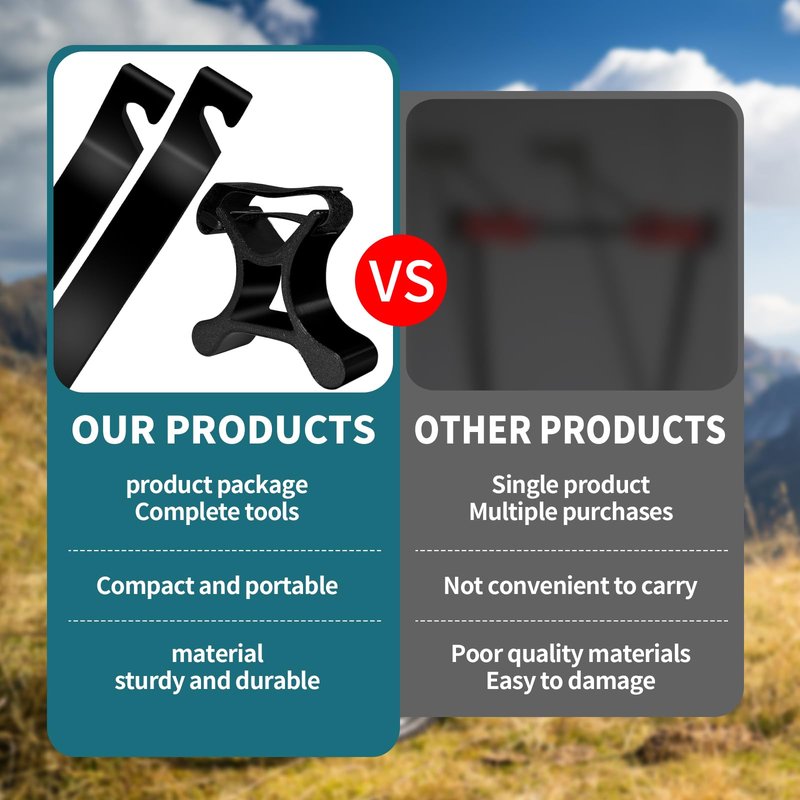 MOOYIYAN Portable Repair Stand,For Bicycles,eBikes,Compatible w All Electric Bikeswith Maintenance Bracket,Pry Bar,Cushion Cover, Black,Carrying Case,Absorbent Cloth,Waterproof Seat Cover