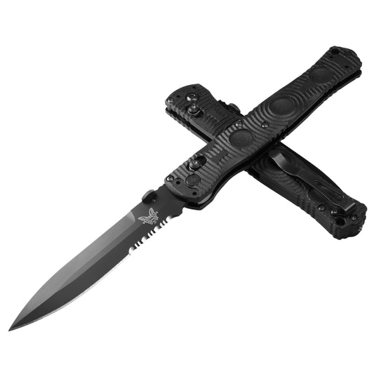 Benchmade - SOCP 391SBK Tactical Knife with Graphite Black CF Elite Handle (391SBK)