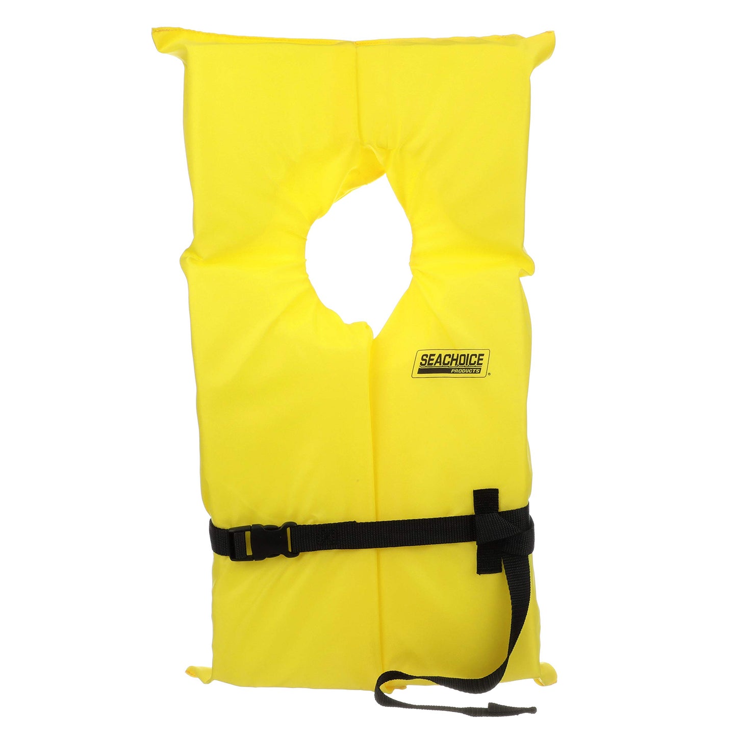SEACHOICE 86080 Type II Personal Life Vest Foam Flotation Device, Yellow, Adult XL
