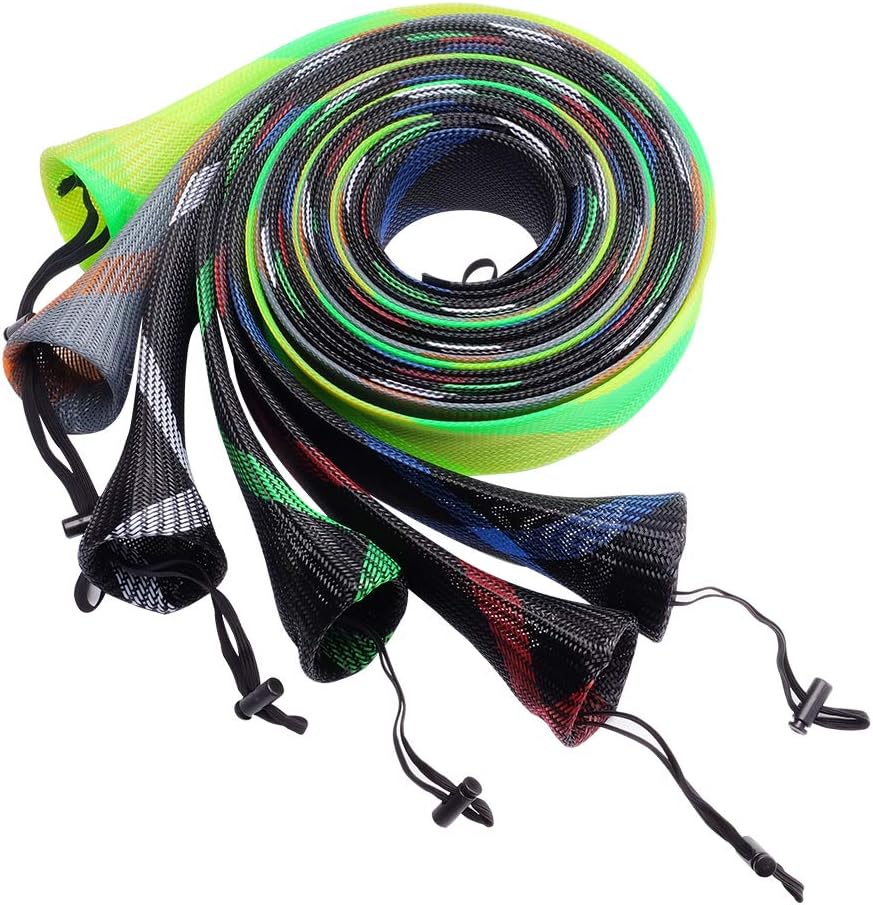 Fishing Rod Sleeve - Braided Mesh Rod Protector for Spinning, Casting, Musky, Ice, Fly & Spey Rods | Durable & Lightweight Design