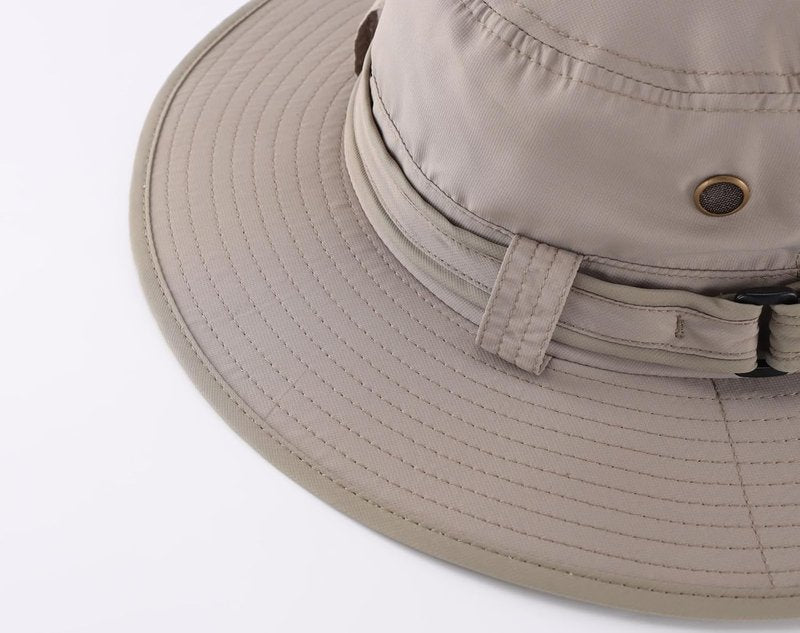 Men's UPF 50 Sun Hat with Neck Flap | Quick-Dry UV Protection Fishing Cap for Women - Wide Brim Beach & Garden