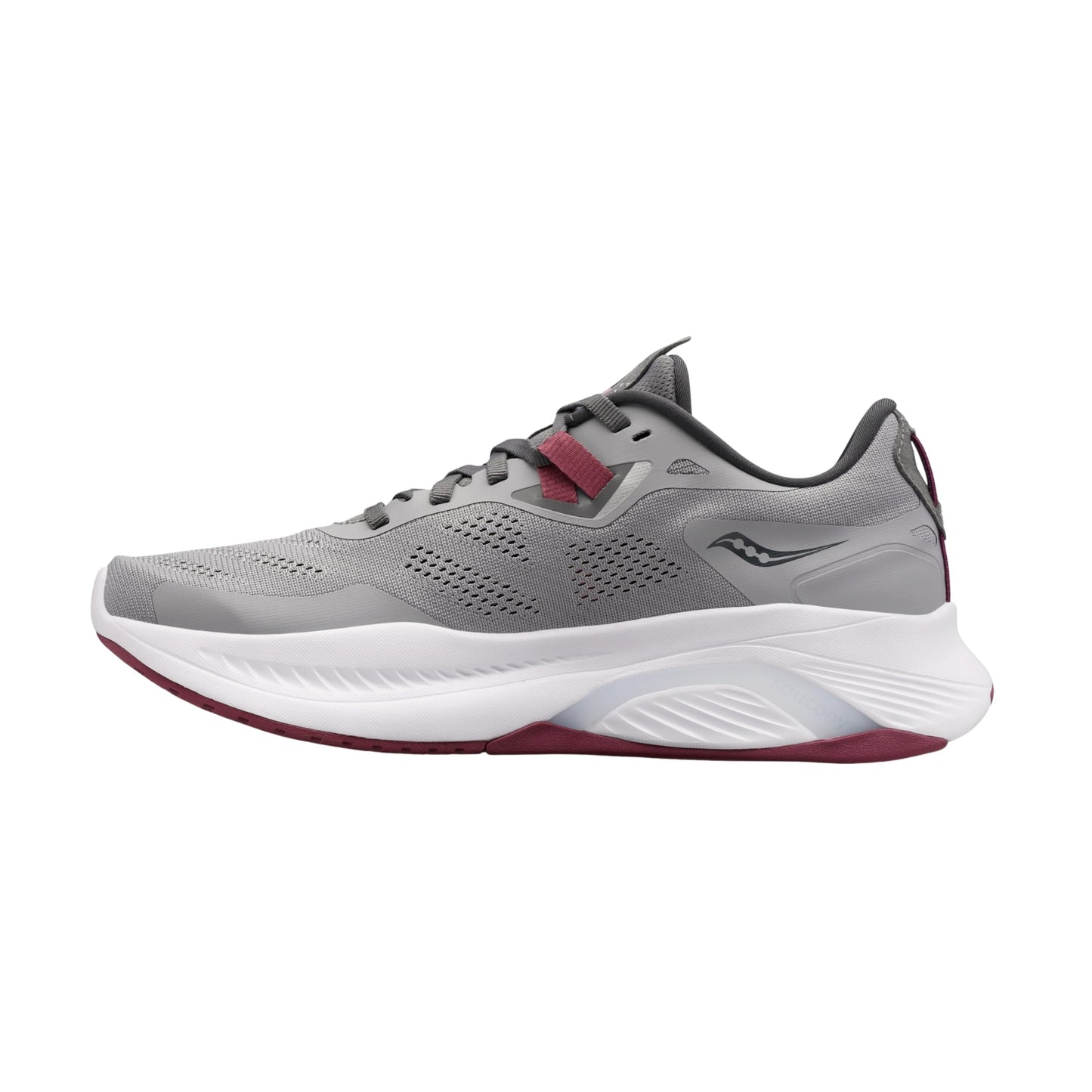 Saucony Women's Guide 15 Running Shoe, Alloy/Quartz, 12 Wide