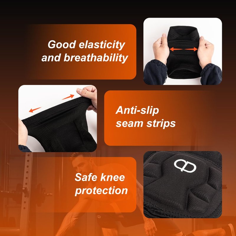 DA-Protective Knee Pads, Thick Sponge Anti-slip, Collision Avoidance Knee Sleeve