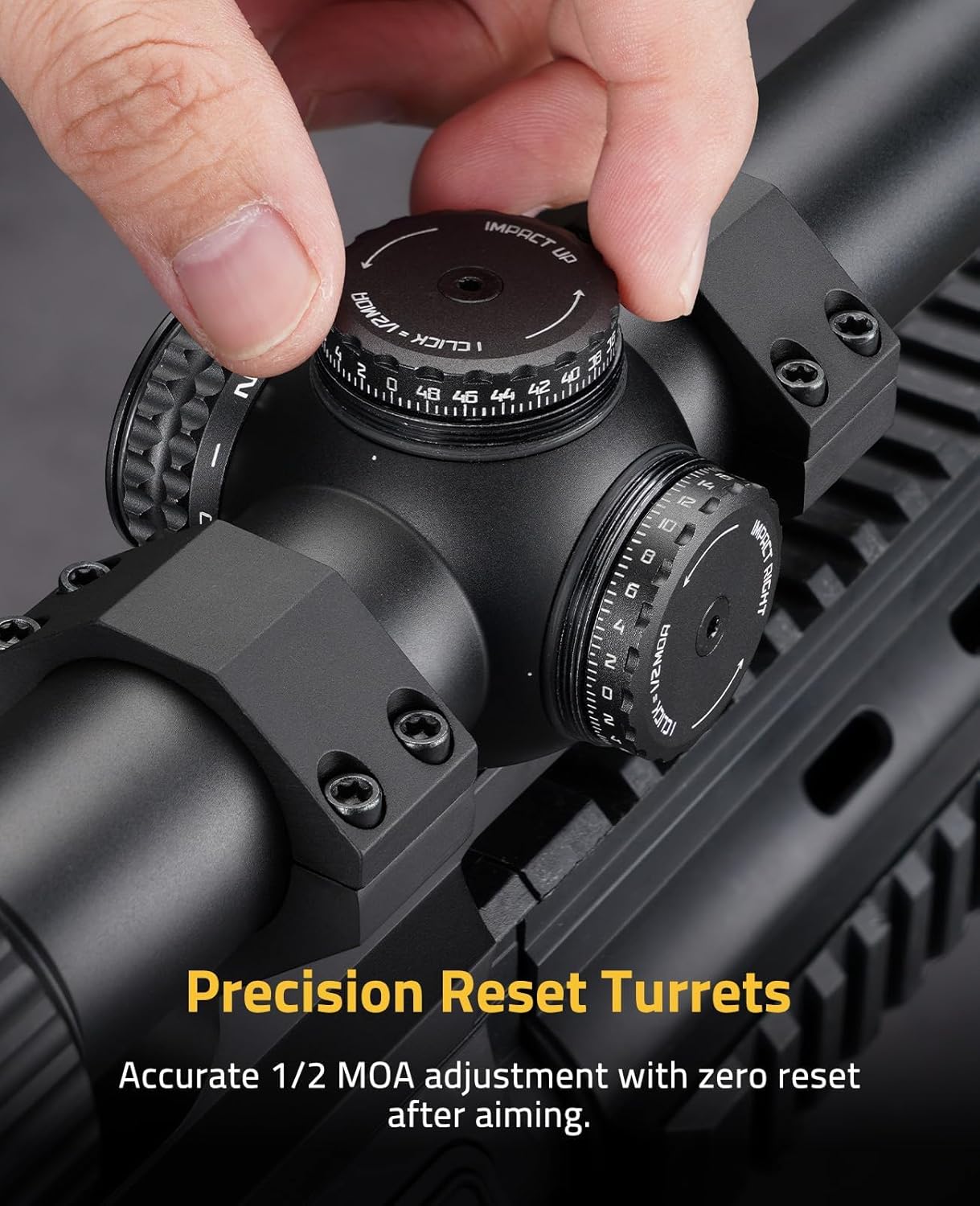 CVLIFE 1-10x24 LPVO Rifle Scope - Illuminated BDC Reticle, 30mm Mount, Generous Eye Relief