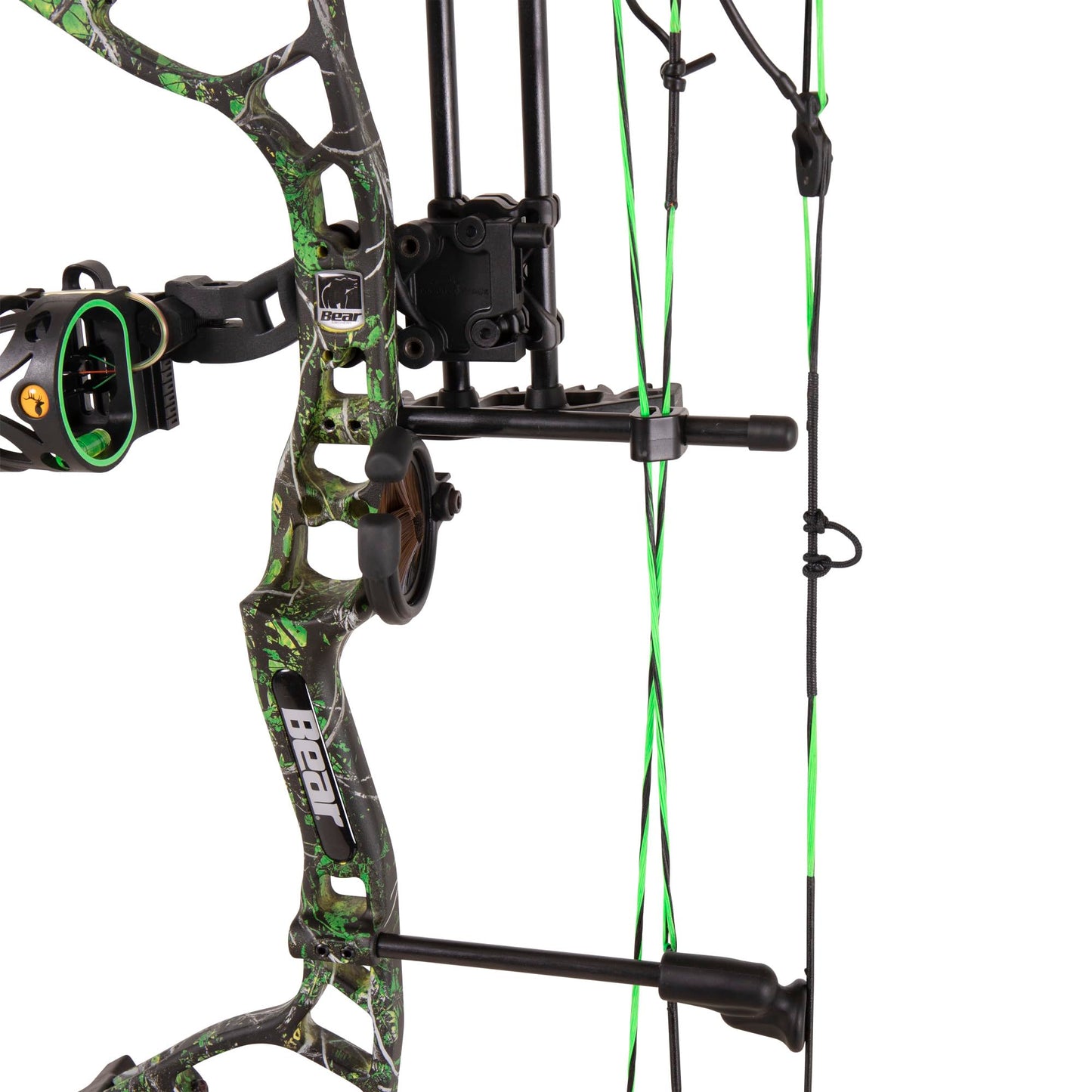 Bear Archery Royale RTH Compound Bow, Ready-to-Hunt Package, Right Handed Archers, 27" Bow, Adjustable Draw Weight 5-50lbs, Adjustable Draw Length 12"-27", Toxic