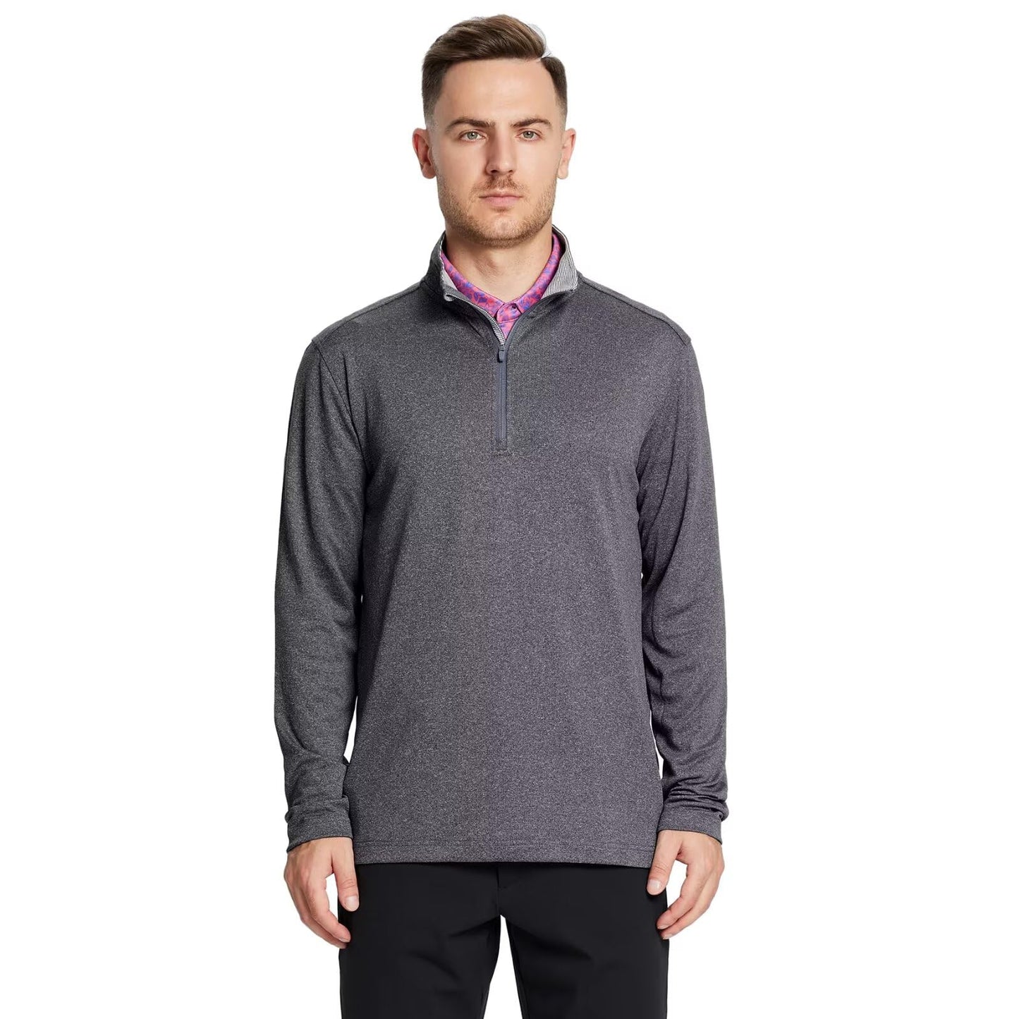 M MAELREG Mens Pullover Quarter Zip Golf Sport Casual Long Sleeve Mens Golf Half Zip Pullover Sweatshirts for Men