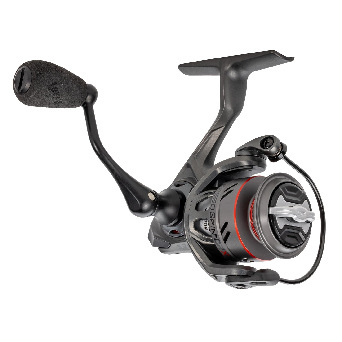 Lew’s Speed Spin CRX Spinning Fishing Reel, Size 75 Reel, 8+1 Bearings, 5.2:1 Gear Ratio, Graphite Frame and Sideplate, Solid Brass Speed Gears