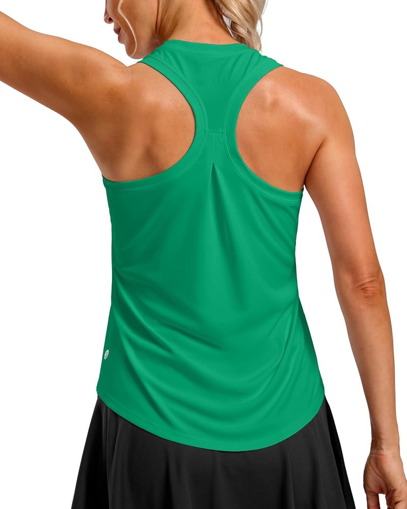 Women's Racerback Workout Tank Top - Loose Fit Athletic Yoga Shirt for Running & Gym | Comfortable Sleeveless Design