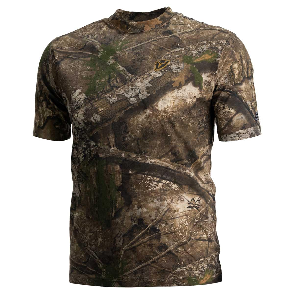 SCENTBLOCKER Fused Cotton Lightweight Short-Sleeve Camo Hunting Shirt for Men