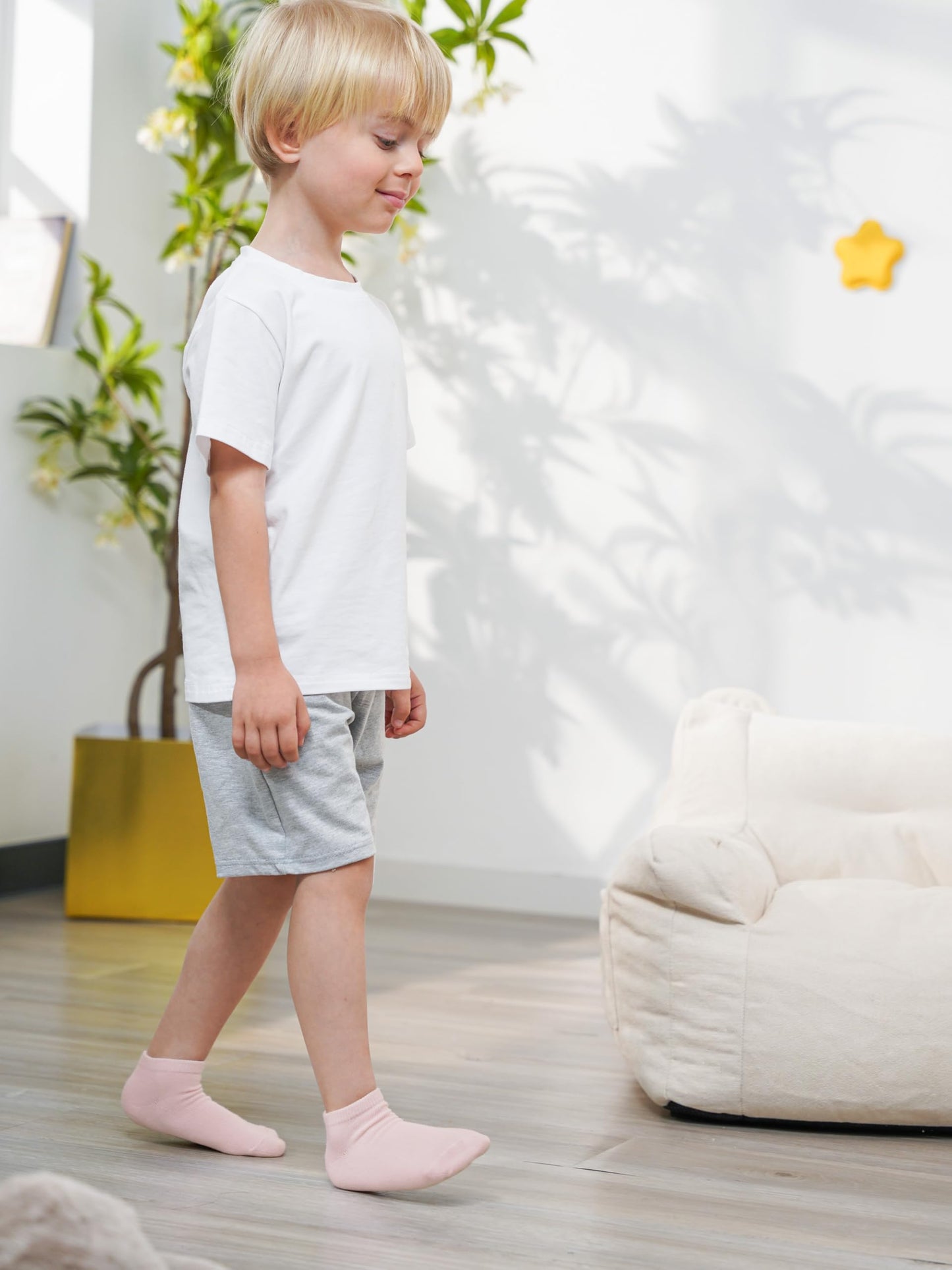 Cooraby 25 Pairs Kids' Socks Low Cut Socks Half Cushion Sport Ankle Athletic Socks for Boys Girls