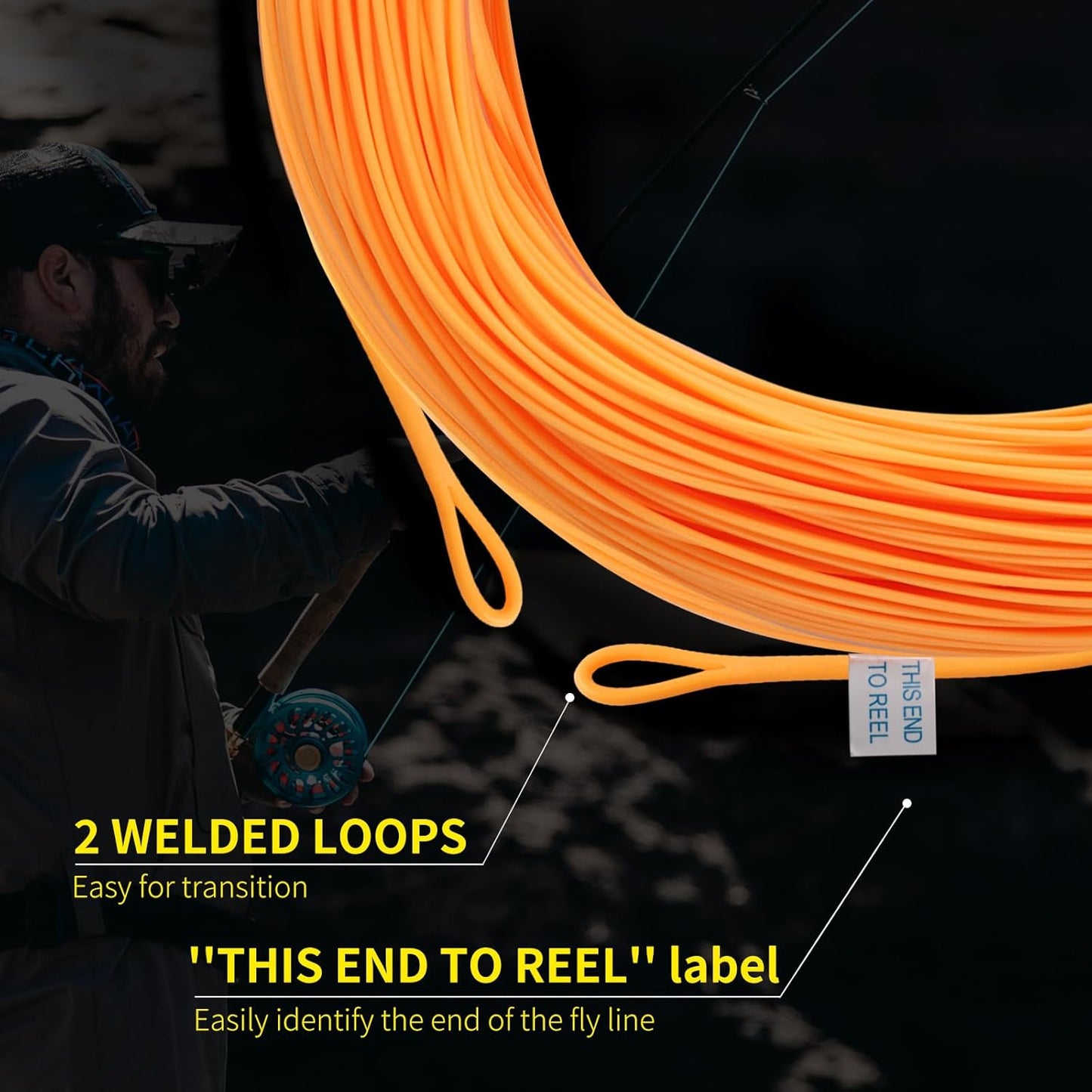Maxcatch Fly Fishing Line Combo Kit - Weight Forward Floating Line with Welded Loops & Tapered Leader | Complete Fishing Setup