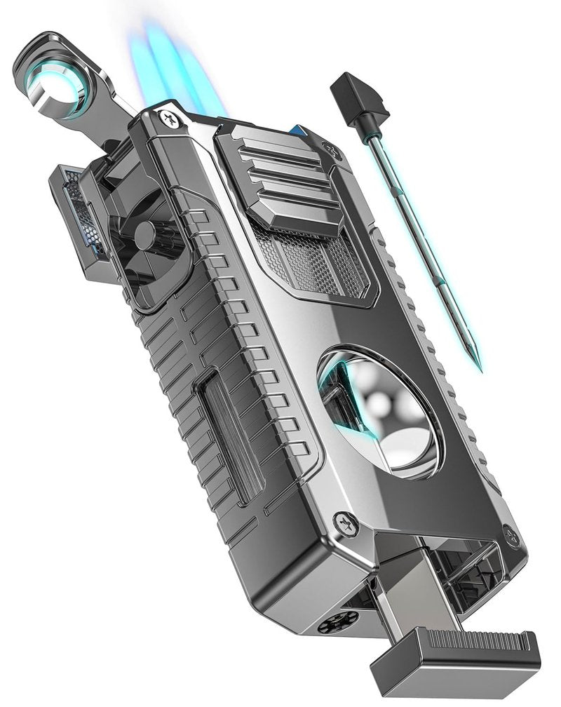 5 in 1 Butane Torch Lighter, All in One for Men