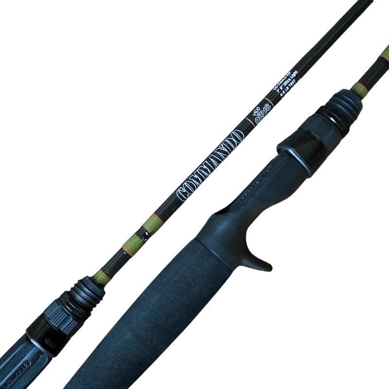 Ultra Light 7' Casting Rod - BFS Performance Fishing Pole with 40 Ton Graphite Blank & EVA Grip | Hand Assembled in USA