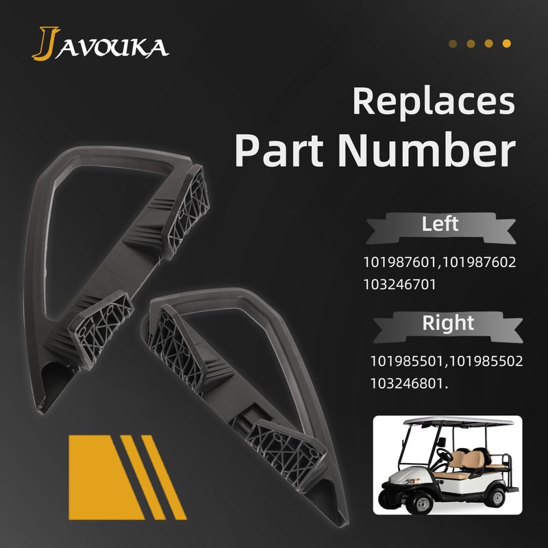JAVOUKA Golf Cart Arm Rest Hip Restraint Seat Handle for Club Car DS 2000-up Gas & Electric, Driver and Passenger Side, Replaces OE # 103246701 101985501
